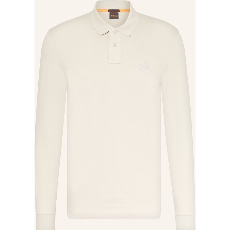 Boss Piqué-Poloshirt Passerby Slim Fit beige