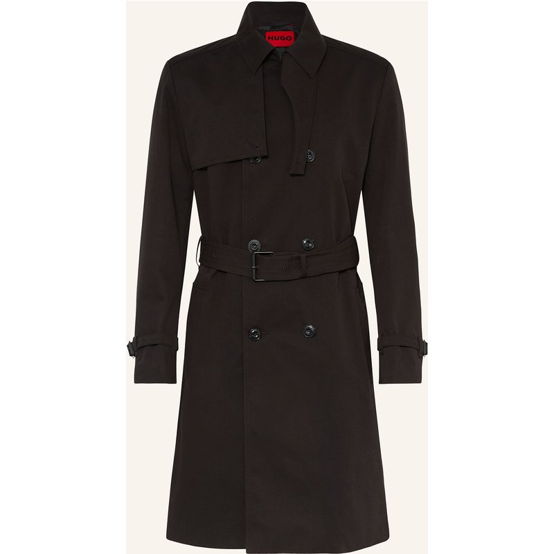 Hugo Trenchcoat Maluks schwarz