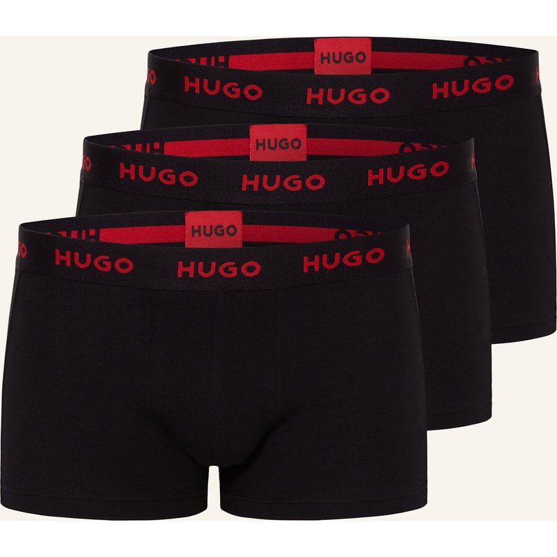 Hugo 3er-Pack Boxershorts schwarz