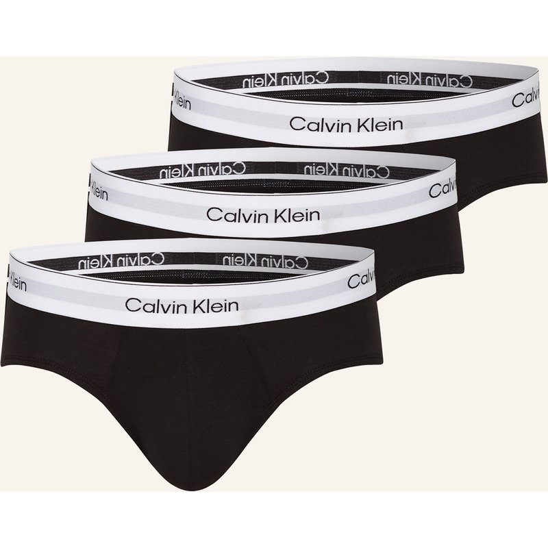 Calvin Klein 3er-Pack Boxershorts Icon Cotton Stretch schwarz