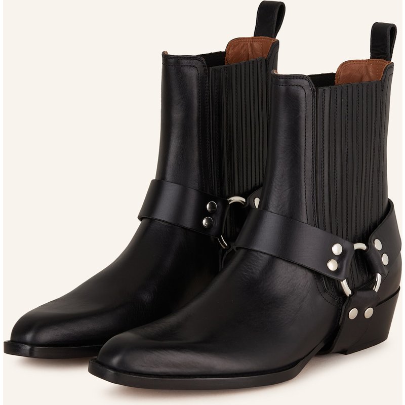 Paris Texas Cowboy Boots Helena schwarz