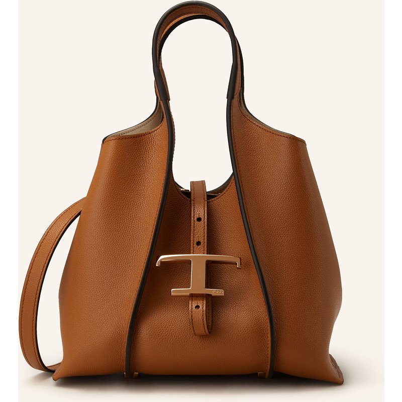 Tod's Handtasche Timeless Mini Mit Pouch braun