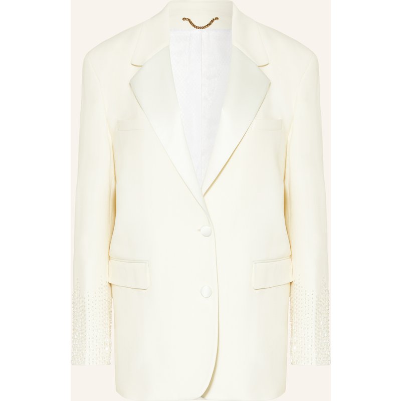 Golden Goose Blazer Mit Schmucksteinen weiss
