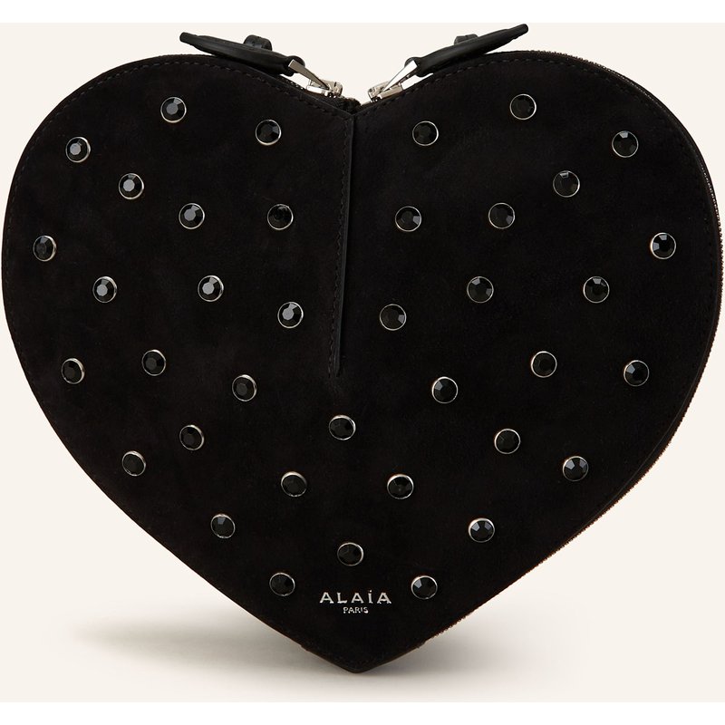 Alaïa Umhängetasche Le Coeur schwarz