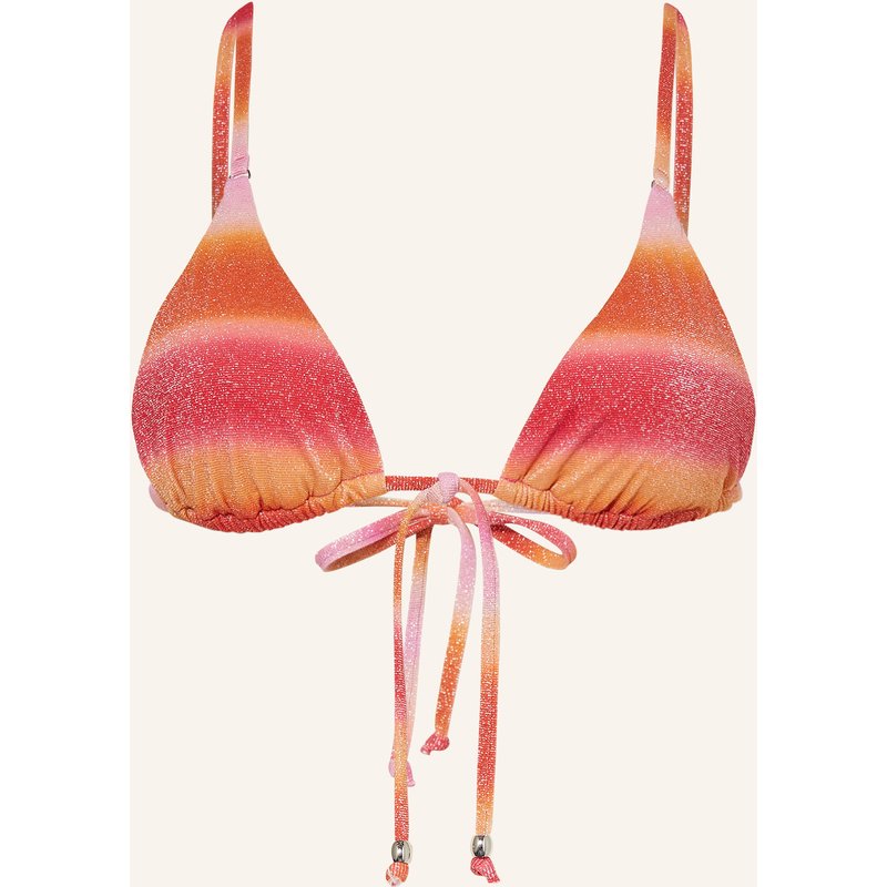 Seafolly Triangel-Bikini-Top Spectrum Mit Glitzergarn pink