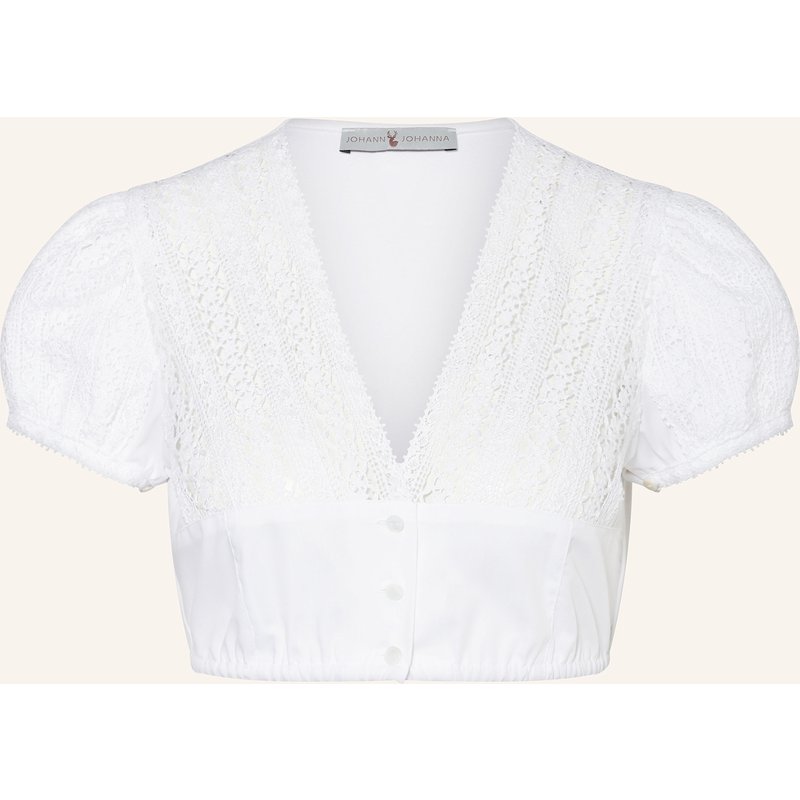 Johann & Johanna Dirndlbluse weiss