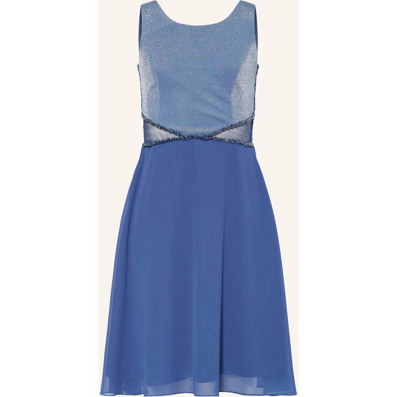 G.O.L. Finest Collection Kleid Mit Glitzergarn Und Cut-Outs blau