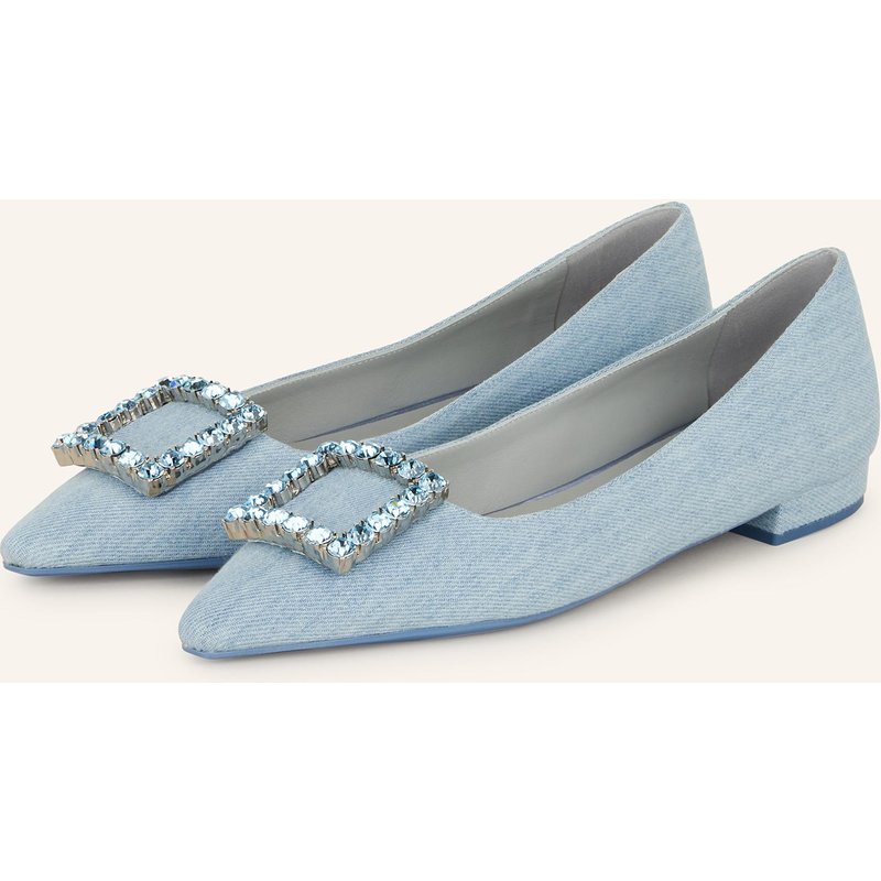 Festa Ballerinas Amaia Mit Schmucksteinen blau