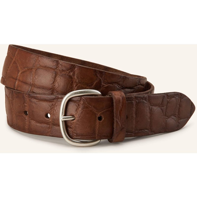 Post & Co Ledergürtel beige