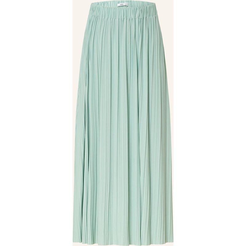 Samsøe Samsøe Plisseerock Uma gruen
