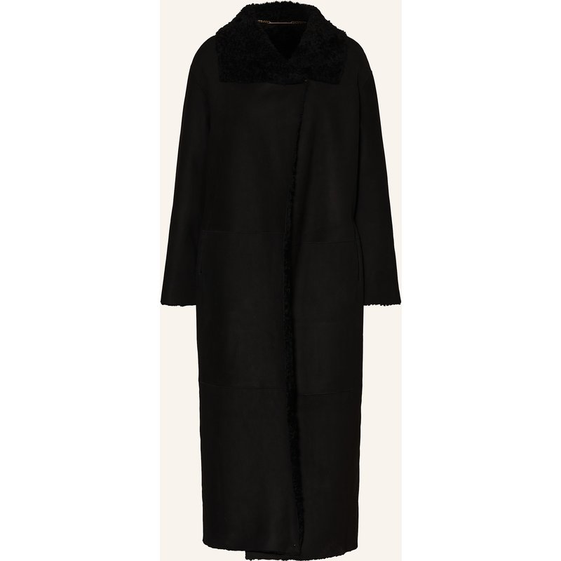 Nour Hammour Mantel schwarz