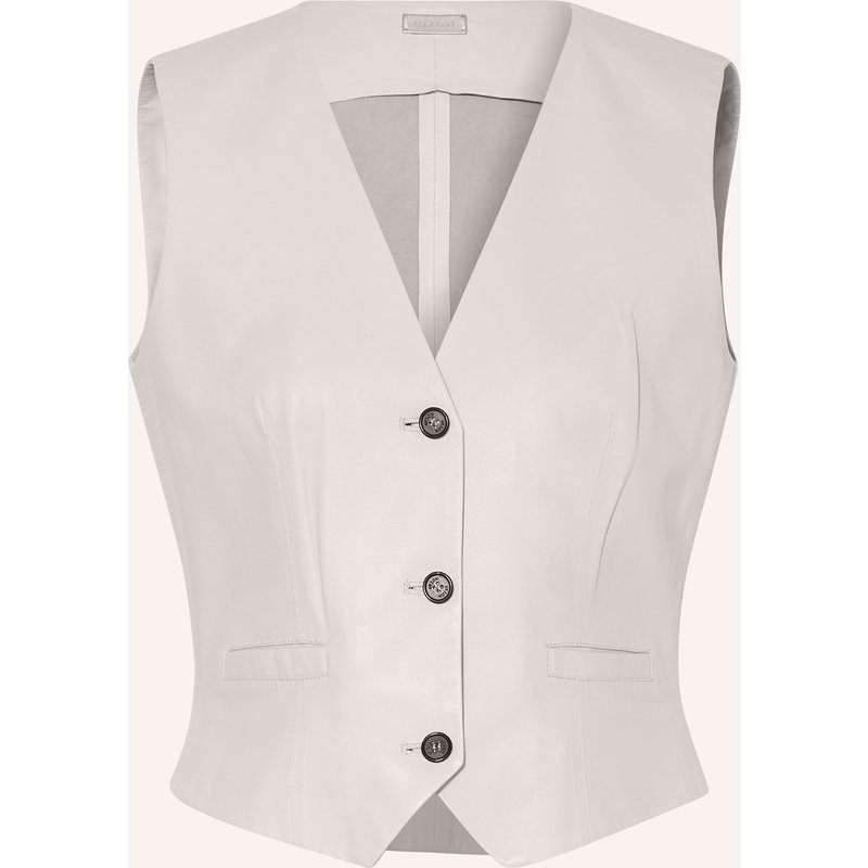 Utzon Anzugweste Varu Dragon Extra Slim Fit grau