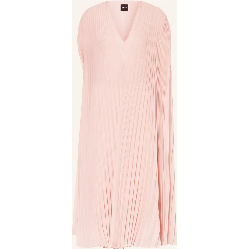 Boss Cocktailkleid Dennya Mit Plissees rosa