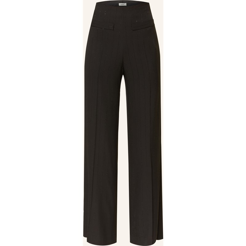 Sandro Marlenehose Mit Pailletten schwarz
