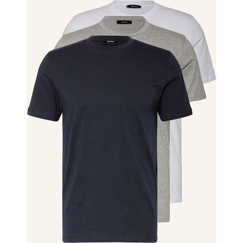 Reiss 3er-Pack T-Shirts blau