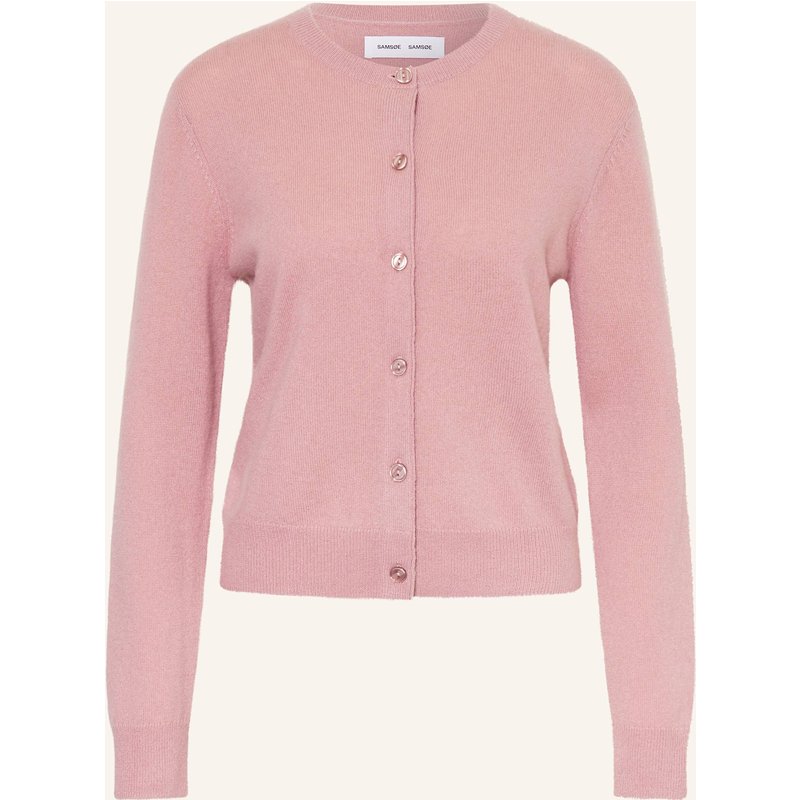Samsøe Samsøe Strickjacke Saboston Aus Cashmere rosa
