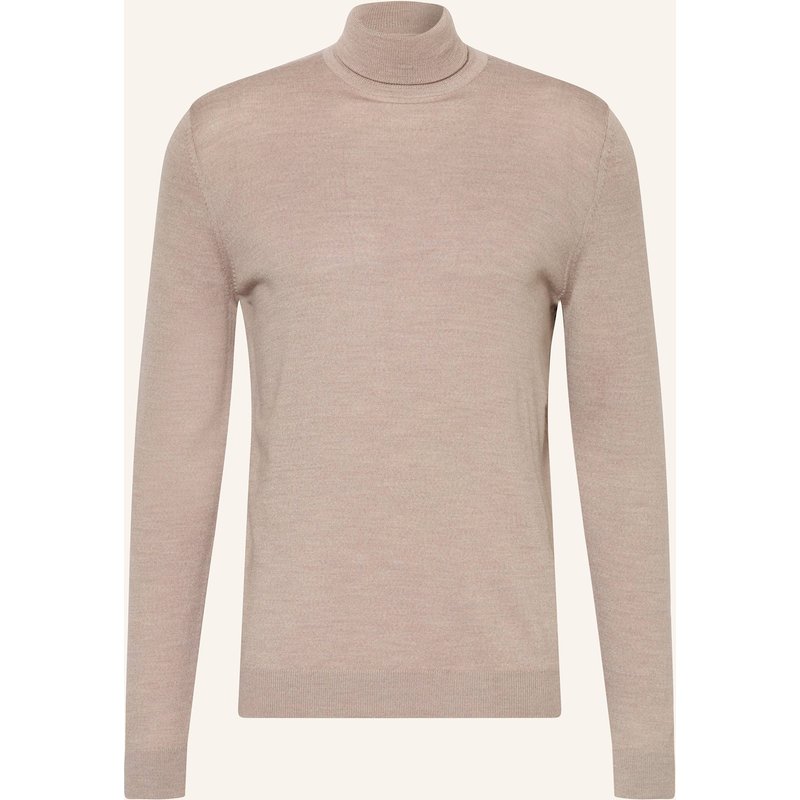 Paul Rollkragenpullover Aus Merinowolle braun