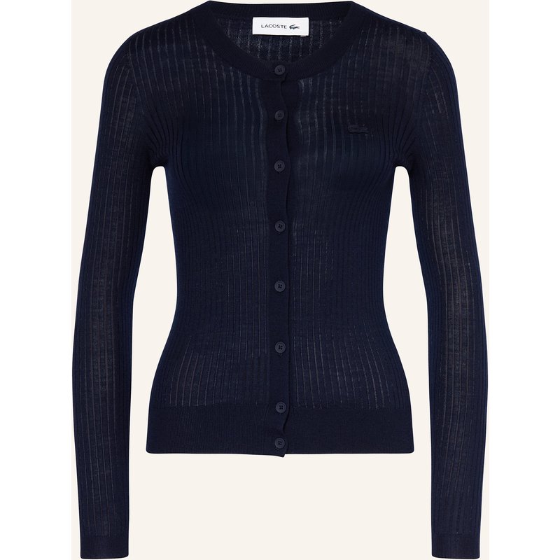 Lacoste Strickjacke blau