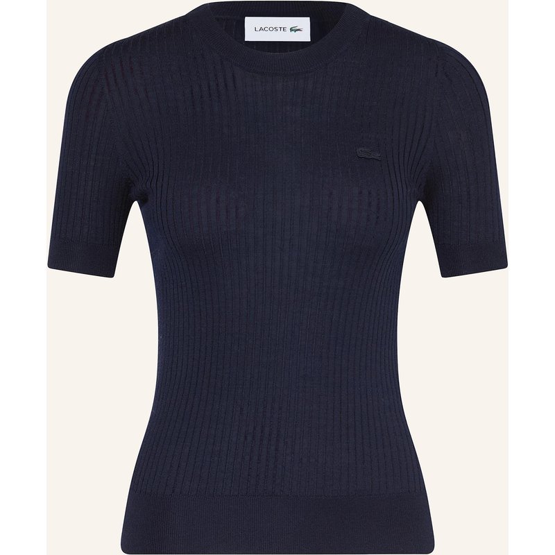 Lacoste Strickshirt Aus Merinowolle blau