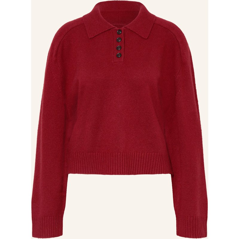 Loulou De Saison Cashmere-Pullover Homere rot
