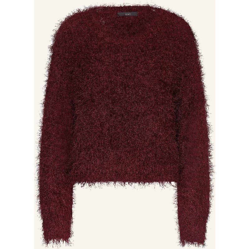 Oui Pullover rot