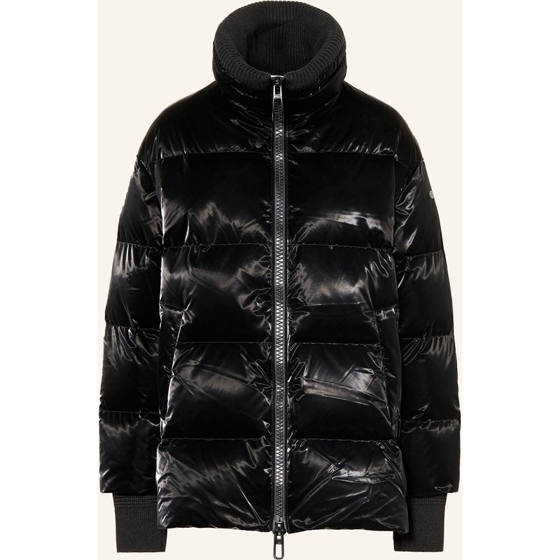 Duno Daunenjacke Glossy Gavia schwarz