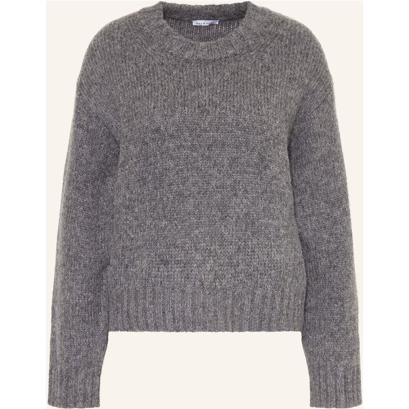 Mrs & Hugs Pullover Aus Alpaka grau