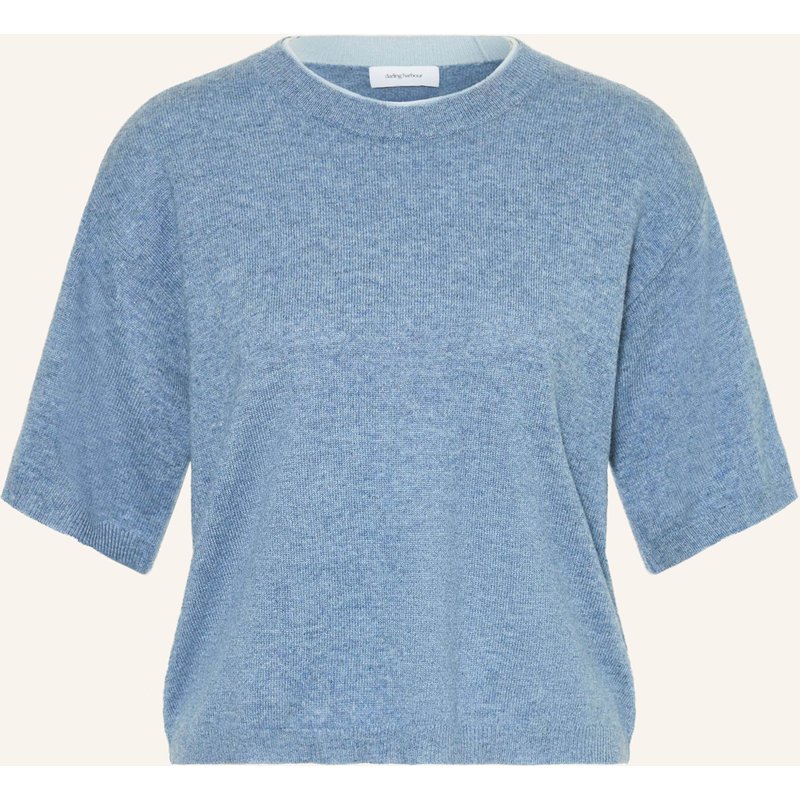 Darling Harbour Strickshirt Aus Cashmere blau