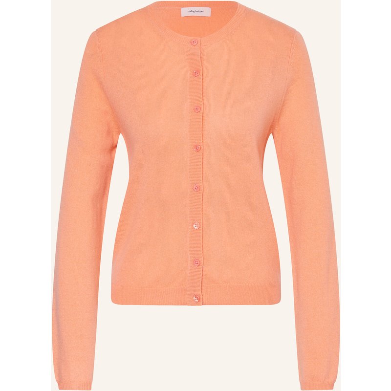 Darling Harbour Strickjacke Aus Cashmere orange