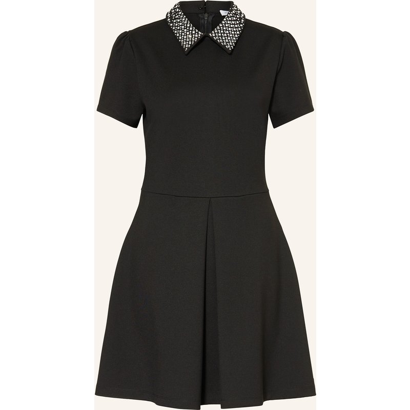 Mrs & Hugs Jerseykleid Mit Schmucksteinen schwarz