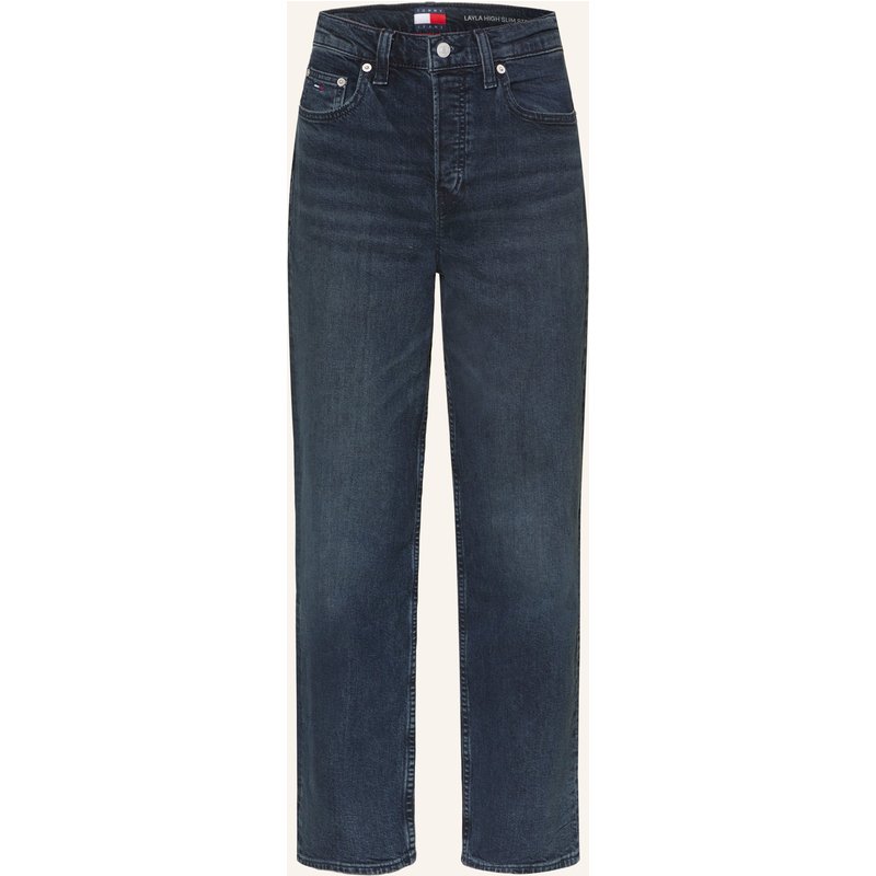 Tommy Jeans Straight Jeans Layla blau