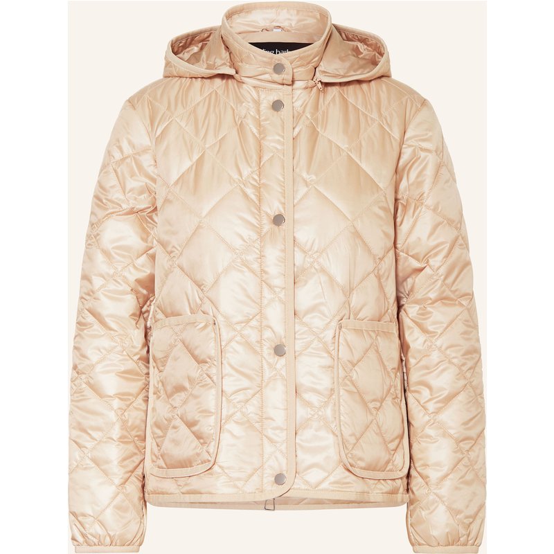 Darling Harbour Steppjacke Mit Abnehmbarer Kapuze beige