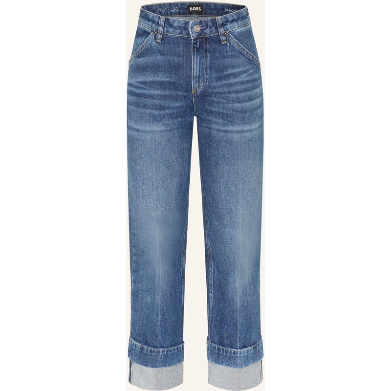 Boss Straight Jeans Parkway blau