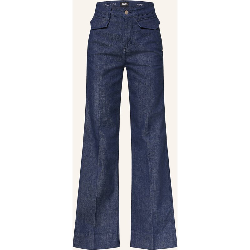 Boss Wide Leg Jeans Rosalya blau