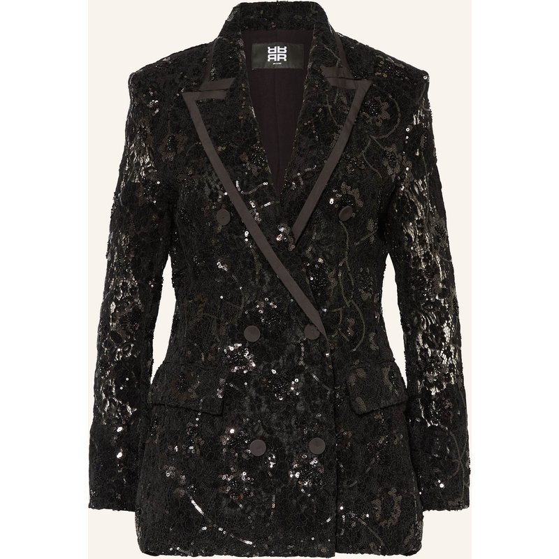 Riani Spitzenblazer Mit Pailletten schwarz