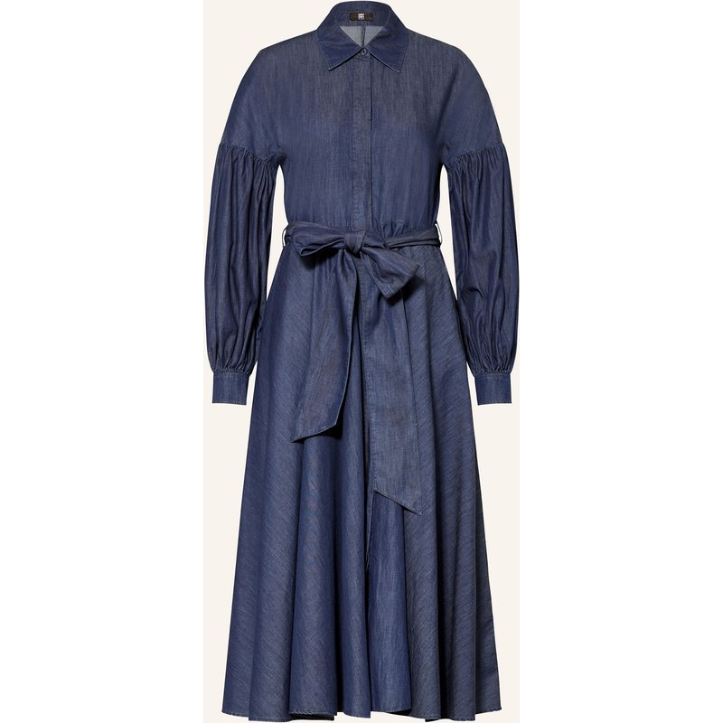 Riani Jeans-Hemdblusenkleid blau