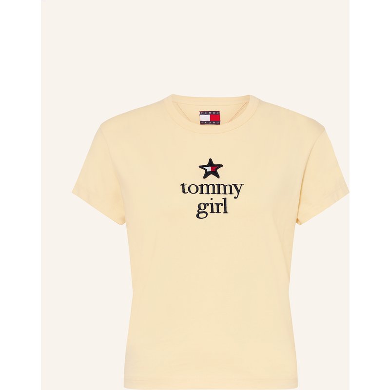 Tommy Jeans T-Shirt gelb