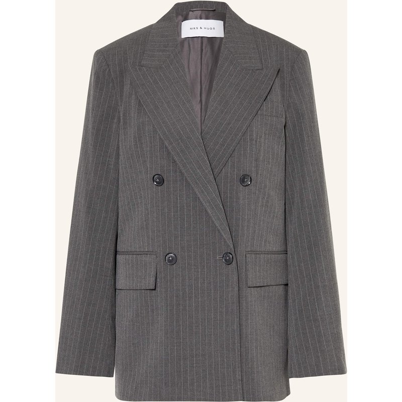 Mrs & Hugs Blazer grau