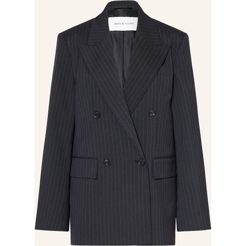 Mrs & Hugs Blazer blau
