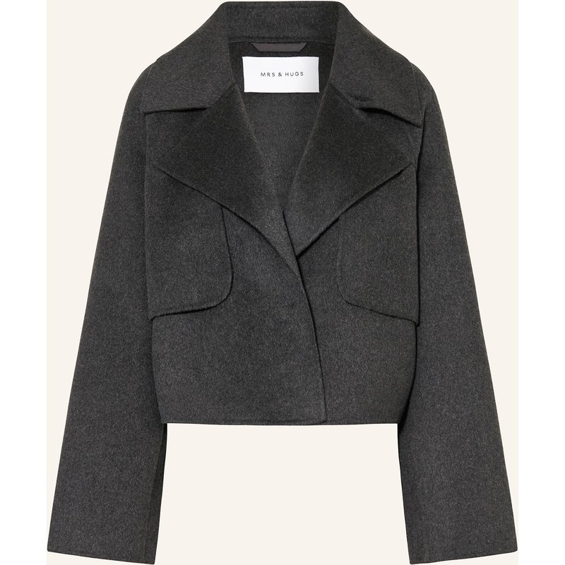 Mrs & Hugs Kastenjacke grau