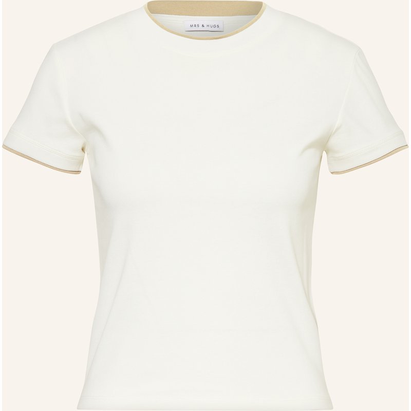Mrs & Hugs T-Shirt weiss