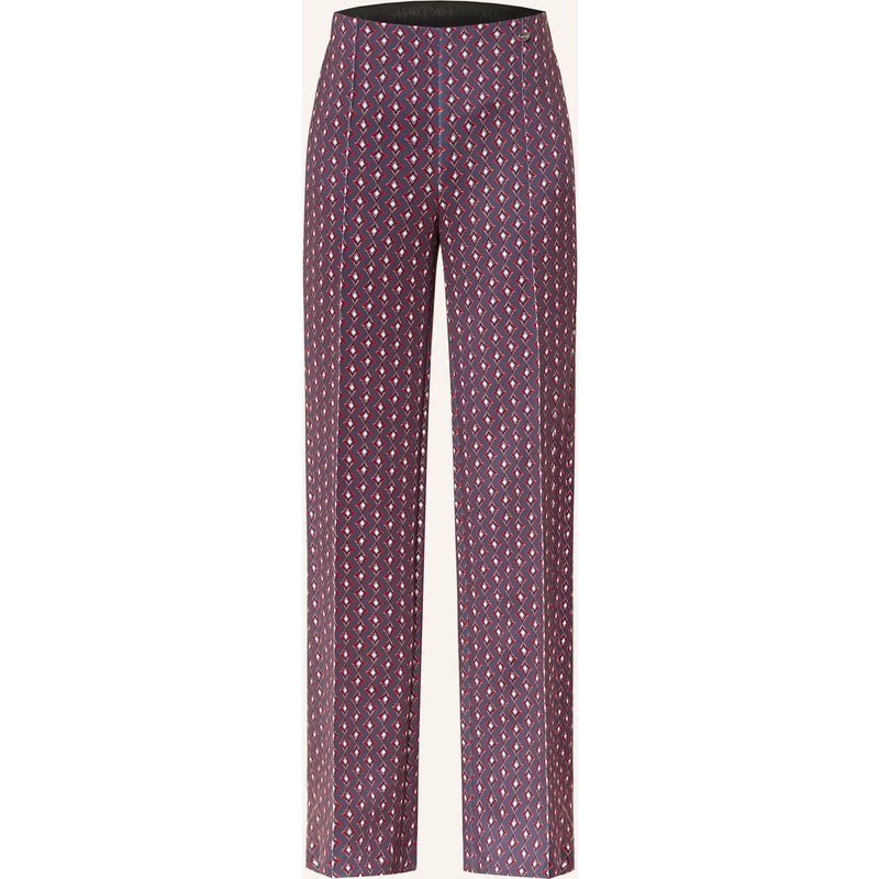 Marc Cain Marlenehose Winder Aus Jersey blau