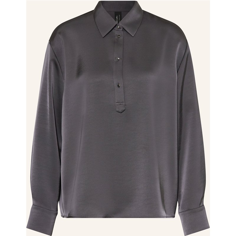 Marc Cain Blusenshirt Aus Satin blau