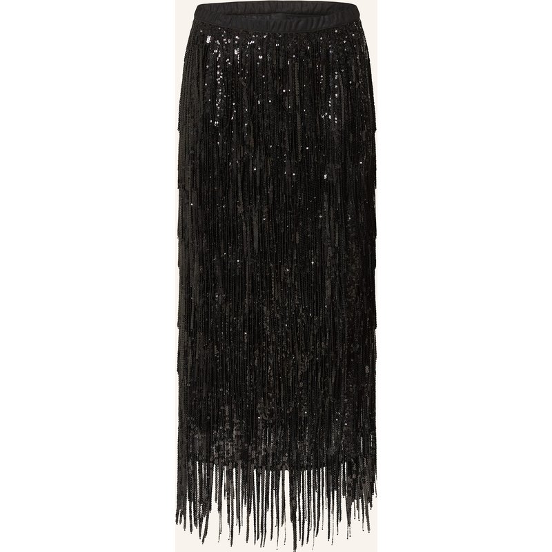 Marc Cain Rock Mit Partien schwarz