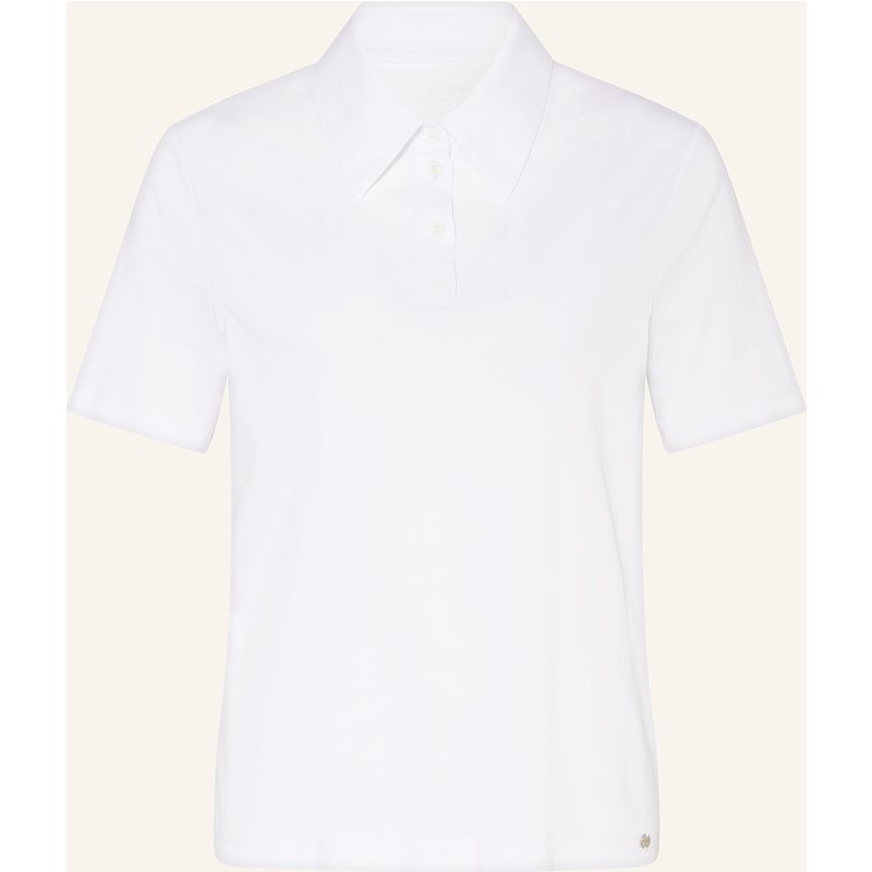 Marc Cain Jersey-Poloshirt weiss
