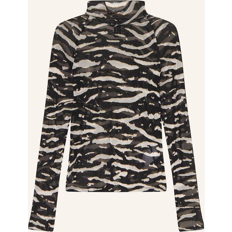 Marc Cain Longsleeve Aus Mesh schwarz