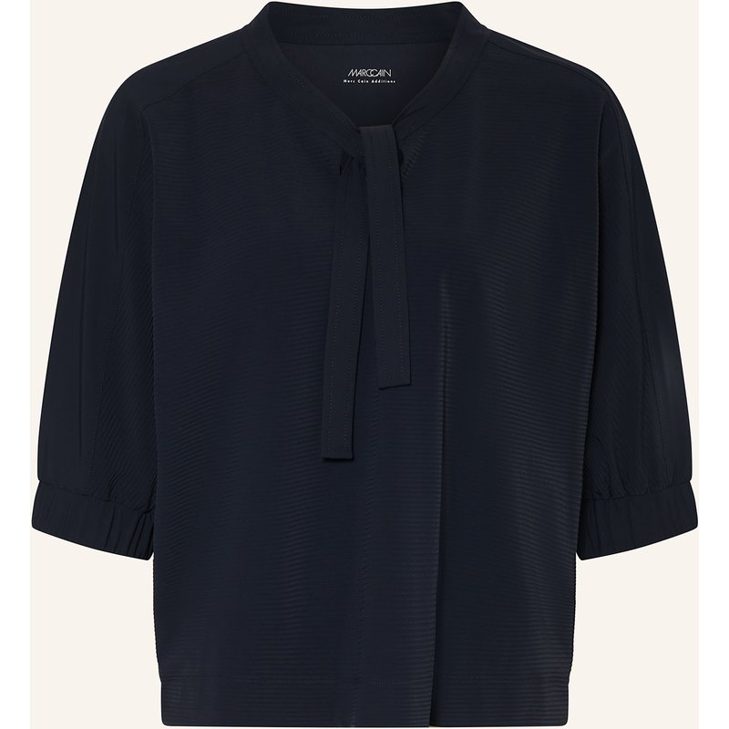Marc Cain Schluppenbluse Mit 3/4-Arm blau