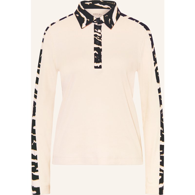 Marc Cain Jersey-Poloshirt beige