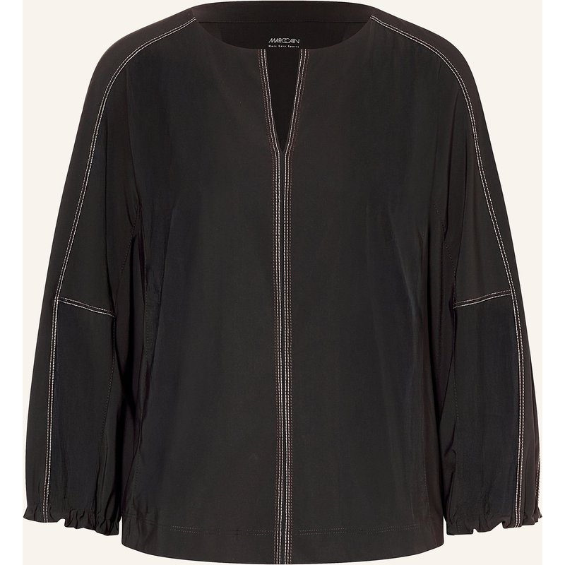 Marc Cain Blusenshirt Mit 3/4-Arm schwarz