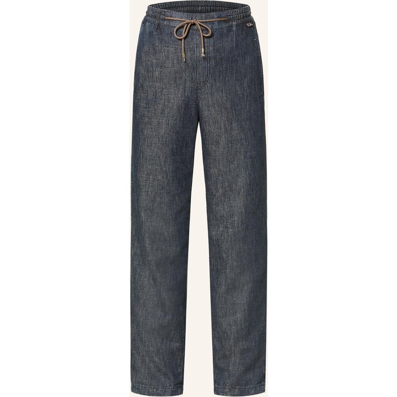 Marc Cain Jeans Rhodos Mit Glitzergarn blau